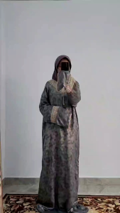 Mukena Abaya Sholat Dewasa & Travelling Santorini Shimmer XL