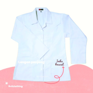 baju dinas wanita putih