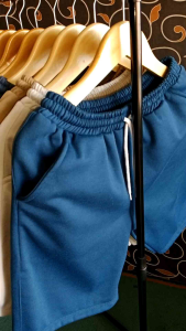 Rockshop celana pendek pria broadshort kasual BIRU ITB