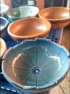HAND MADE CERAMIC BASIN DEISGNER ART BASIN ABOVE COUNTER TOP ART SINK BASIN(BASIN ONLY)
