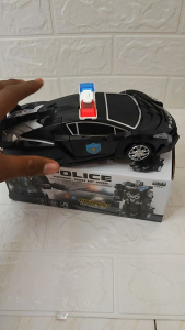 Mainan Mobil Transformer Mobil Polisi / Mobil Jadi Robot / Mainan Anak