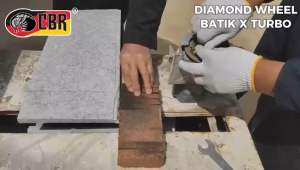 Diamon wheel Emas Batik Turbo X Mata Pisau Khusus Granit Marmer Keramik 4 Inch Emas CBR