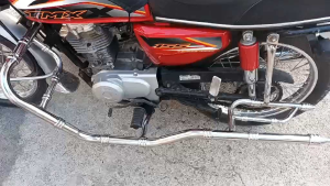 CRASH GUARD FOR TRICYCLE FOOTSTEP WITH BRACKET(UNIVERSAL) PURE Stainless