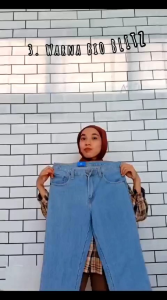 Celana Standar Pria Celana Pria Jeans Standar Reguler Warna Hitam