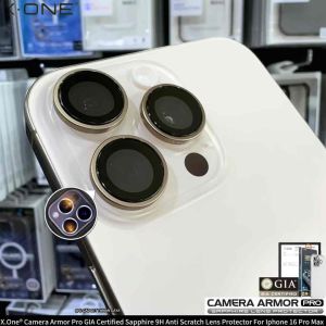 X.One® Camera Armor Pro GIA Certified Sapphire 9H Anti Scratch Lens FOR IP 16 Series/15 Series/14 Series/13 Series