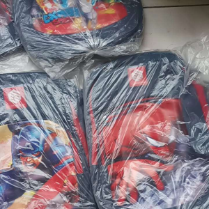 Tas ransel anak SD+ tempat pensilkarakter Astronotc:AmerikaSpidermanIronmanBatman