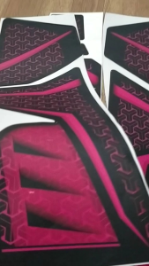 HONDA CLICK VERSION 3 BACK INNER RACK DECALS STICKER