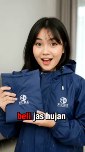PROMO jas hujan dewasa pria wanita setelananti rembes terbaru