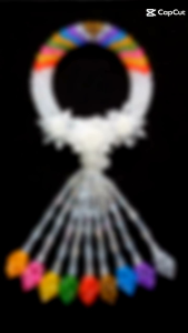 พวงมาลัยคริสตัล9สีเม็ด8มิล