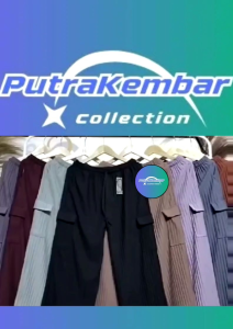 Kulot Panjang Jumbo Tali + Cargo Wanita