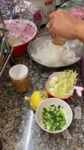 COMBO 500GR RÌA PHƠI SƯƠNG+ 100GR MUỐI NHUYỄN+ 100GR HÀNH PHI SIÊU NGON