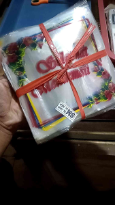 Selamat makan plastik isi 50 ( ukuran 18x18 )