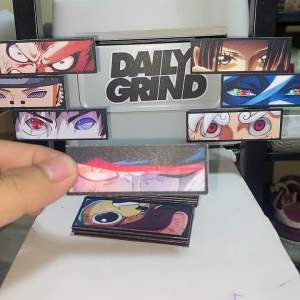 REF MAGNET Ref Magnet eye slap anime Slap Magnet: Water proof magnet stickers One piece Demon slayer Naruto eye magnet