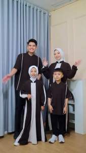 Rizkikita Baju Sarimbit Couple Pasangan Terbaru Baju Gamis Muslim Wanita Dan Atasan Kemeja Koko Pria