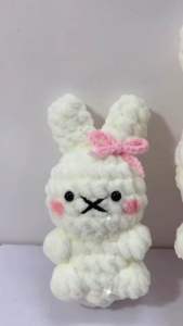 Thỏ Miffy bằng len cute size to/ nhỏ móc khoá thỏ Miffy