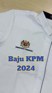 Baju Korporat Putih Perempuan & Lelaki SULAM NAMA + LOGO Kemeja FC-803H / FC-903H / FC-1003H