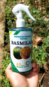 Herbisida Basmilah Racun Pembasmi Rumput Gulma Daun Sempit Lebar Siap Pakai Mati Kering