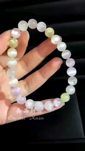 [MY🇲🇾 Ready Stock]8MM紫理辉 共生黑碧玺手串Lepidolite with Black Tourmaline Bracelet｜缓解焦虑 ✦ 稳定情绪 ✦ 舒缓情绪 ✦ 超强情绪净化｜