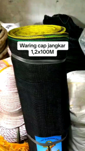 JARING WARING HITAM TL PANJANG 50 METER X LEBAR 120 CM