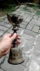 Barang Antik kuno Lonceng Jatayu Perunggu kabudhan