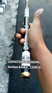 Tegek Kaku Longteng 360 450 540 bahan carbon kaku ringan kuat