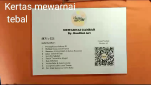 Mewarnai Gambar A3 Bersama Bunda HanDini