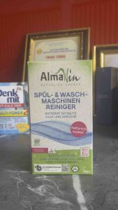 Bột vệ sinh máy rửa bát và máy giặt Almawin đạt chuẩn Ecogarantie từ thương hiệu Almawin tại Đức