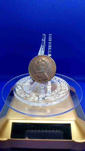 เหรียญสมัยรัชกาลที่5 ร.ศ.115หนึ่งเซี้ยว เหรียญเก่าน่าสะสม เนื้อทองแดงผ่านการใช้อายุเป็นร้อยปี เป็นของที่ระลึก ของสะสมของแท้