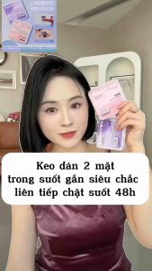( 216 Dải keo ) gắn mi tự dính trong suốt gắn mi cực mạnh giữ chặt liên tiếp không bung trong 48h