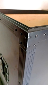 LIS ALUMINIUM U /M 50CM HITAM LIS ALUMINIUM HARDCASE FLIGHTCASE KUALITAS TERBAIK