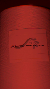 Benang Obras polyester Putih 1000gram (1kg)