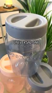 Tupperware Brands Universal Jar (1 pcs 550ml/ 825ml/ 1.0L/ 1.5L/4.5L) Kedap Udara Kedap Cecair Food keeper Liquid Tight Airtight Bekas Kedap Udara Bekas Jar