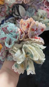 ยางรัดผม A-one ยางรัดผมลายดอกไม้ ยางรัดผมสไตล์เกาหลี 🌈🌼🍭