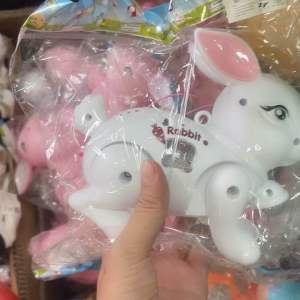 กระต่ายใส่ถ่าน มี2สี คละแบบส่ง ราคานี้ต่อ1ชิ้น กระต่ายของเล่น ใส่ถ่าน มีเสียง มีไฟ เดินได้ สินค้าพร้อมส่ง