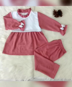 Stelan Anak Perempuan Terlaris Bahan Crinkle Airflow Usia 1-7Tahun