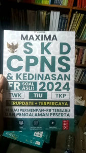 BUKU MAXIMA SKD CPNS DAN KEDINASAN 2024 SESUAI SOAL FR ASLI