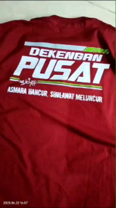 Kaos Dekengan Pusat Viral Lengan Pendek