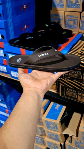 LOZTA Sandal Jepit Pria Import Karet Empuk VANTABLACK Series