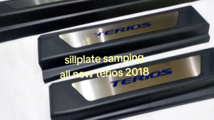 Sillplate pintu samping mobil daihatsu all new terios 2018 sill plate pijakan kaki mobil