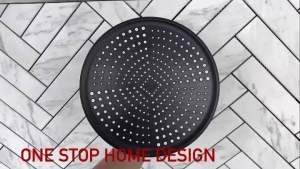 🔥HIGH QUALITY🔥 MATTE BLACK RAIN SHOWER HEAD WITH ARM