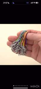 100 Dây Treo dt 46cm cho móc khóa/ chìa khóa xe hơi di động thời trang