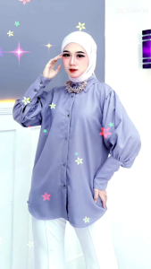 KEMEJA WANITA TERBARU lengan panjang balon