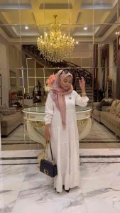 JILBAB JOURNEY GRADA DUSTY PINK/GREY