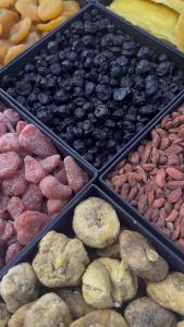 Premium Dried Fruits in 200 ML Bottle (berries raisins guava dates fruit figs prunes apricot kiwi jujube)-imported