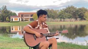 KAMA k-4118c Top solid กีต้าร์โปร่ง41นิ้ว สเปกไม้หน้าแท้ งานสวยเนียบคุ้มราคามากๆ