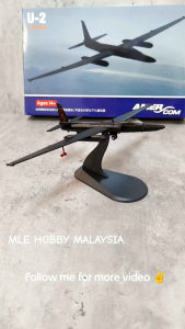 US U-2 reconnaissance aircraft Scale 1/144 Amercom Diecast display model