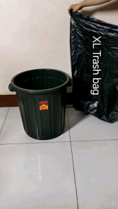 High Quality Trash Can with Flat / Flip Cover 60 Liters Garbage Can # 509