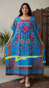 6XL SIZE BAJU BATIK DRESS / BAJU BATIK TIDUR GOOD QUALITY.