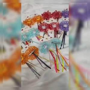 (1PASANG) JEPIT RAMBUT ANAK JUNTAI / JEPIT RAMBUT RENDA KARAKTER LUCU / KIDS CUTE HAIR CLIP / PM6821