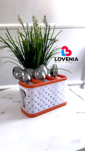Lovenia Tempat Sendok Elvi 3 Skat Tempat Sendok Multifungsi Tempat Kosmetik